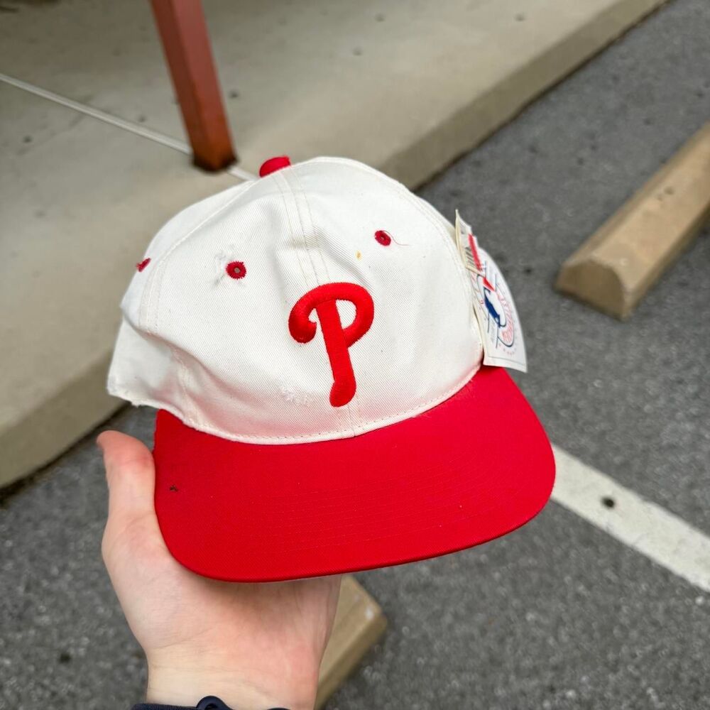 NWT Vintage 90s MLB Philadelphia Phillies Logo Snapback Hat New